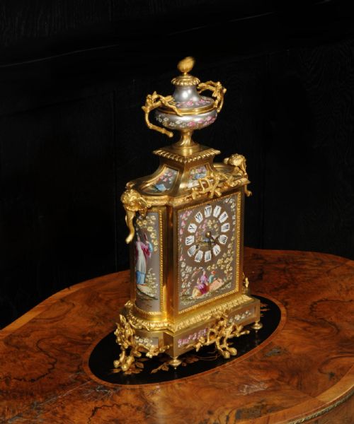 fig 5. Japy Frères Ormolu and Porcelain Oriental Antique French Clock