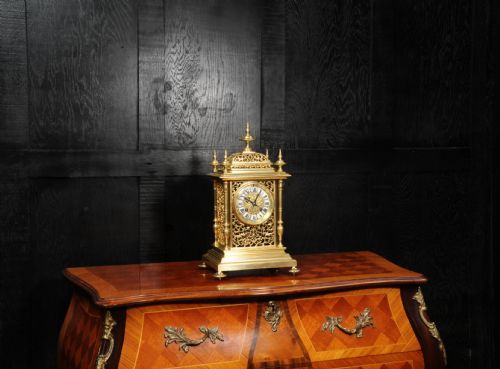 fig 2. Sir Richard Tracey, Admiral Royal Navy Japy Freres Gilt Bronze Antique French Clock