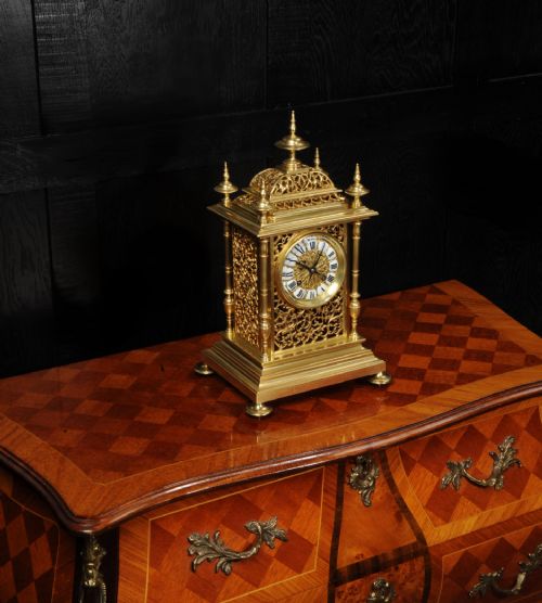 fig 7. Sir Richard Tracey, Admiral Royal Navy Japy Freres Gilt Bronze Antique French Clock