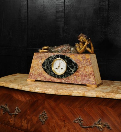 fig 2. Art Deco French Clock - Reflected Beauty