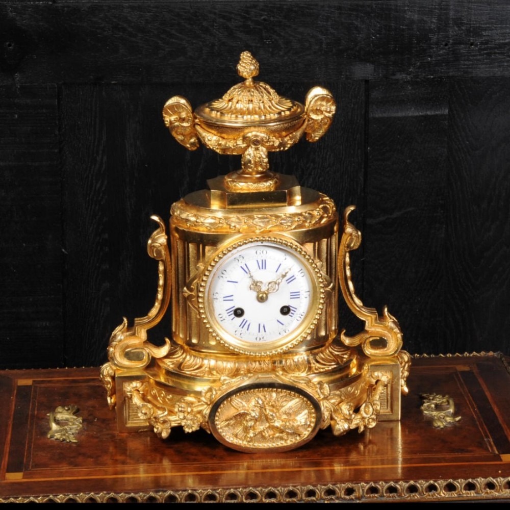Japy Frères Ormolu Boudoir Clock