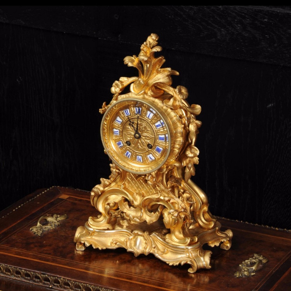 Fine and Early Ormolu Clock by Raingo Frères and Henri Picard of Paris