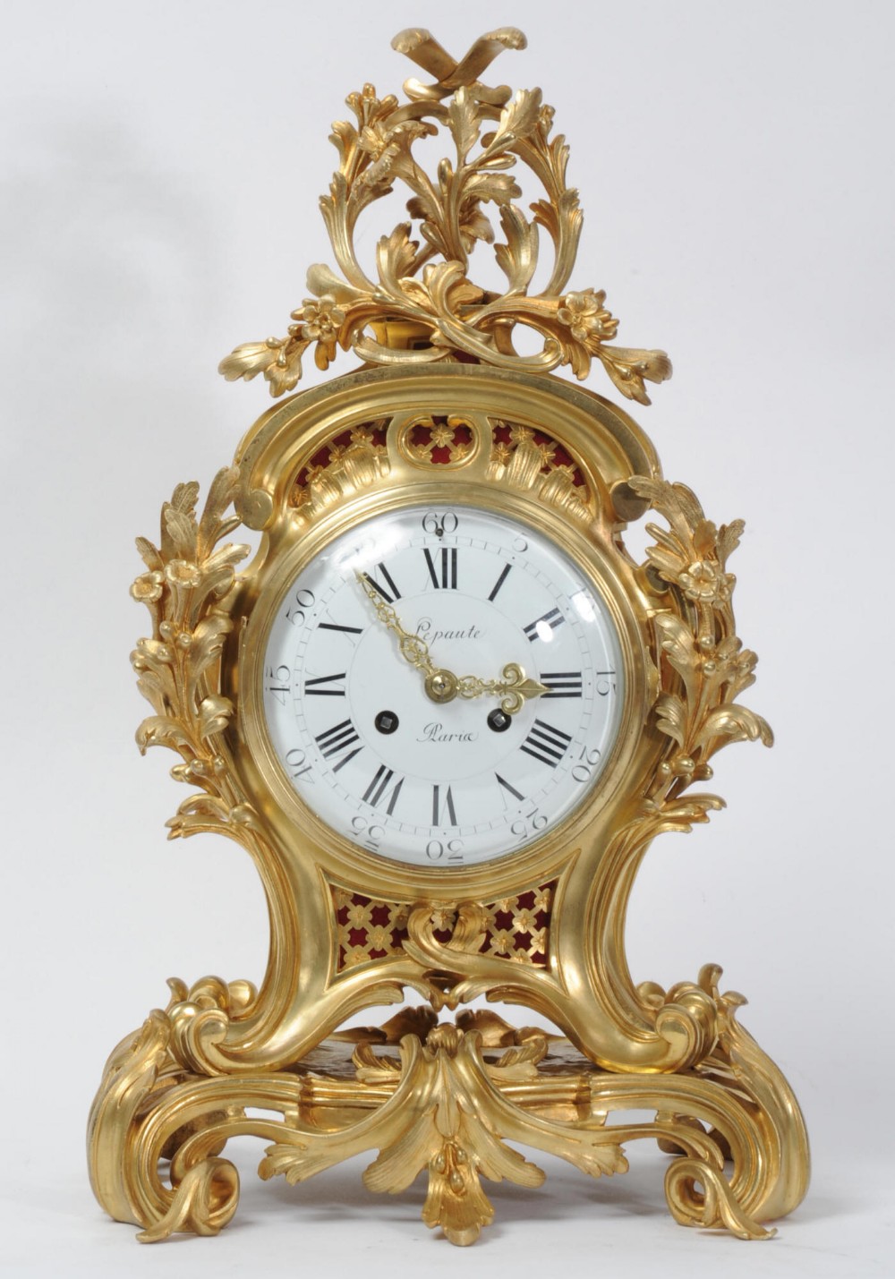 Fine Ormolu Rococo Clock by Henry Lepaute (1800-1885)