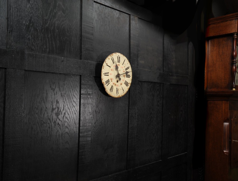 Antique French Clock Dial Face - Lepaute Paris - Industrial/Railway View VIII
