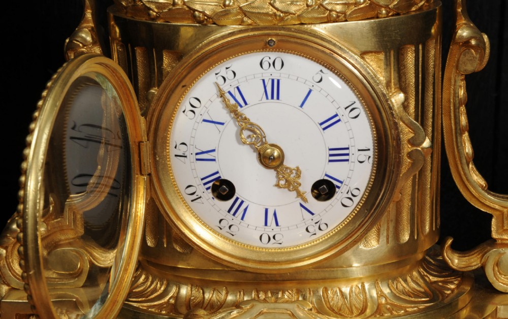 Japy Freres Ormolu Boudoir Clock View IX