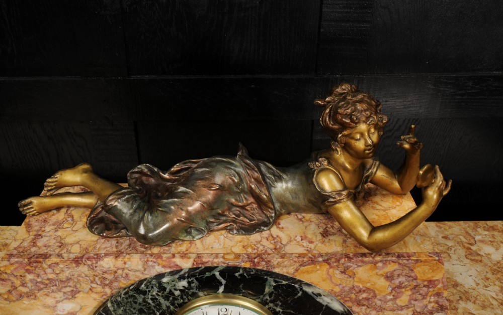 Art Deco French Clock - Reflected Beauty View V