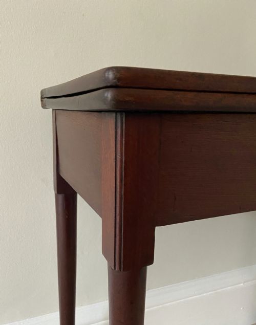 A GEORGE II WALNUT TEA TABLE - ADDITIONAL PHOTO 2