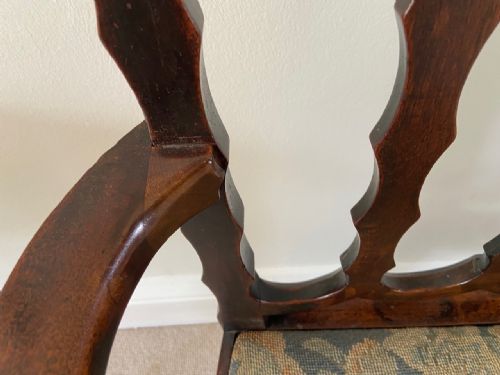 TWO GEORGE III MAHOGANY CHAIRS - ADDITIONAL PHOTO 7