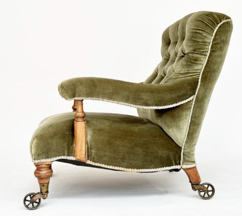 A VICTORIAN WALNUT CHAIR - ADDITIONAL PHOTO 1