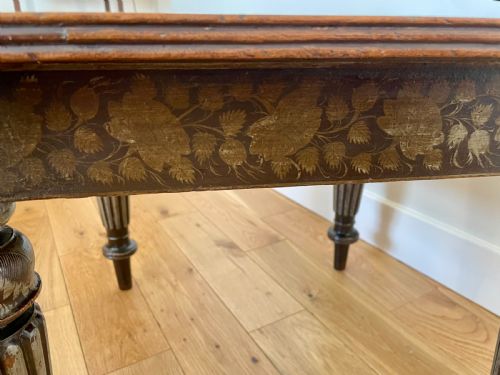 A WILLIAM IV ANGOL INDIAN TABLE - ADDITIONAL PHOTO 1