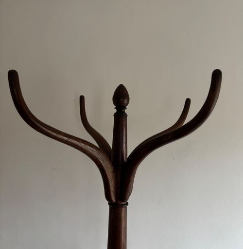 A REGENCY OAK COAT STAND - ADDITIONAL PHOTO 1