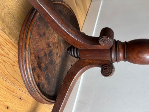 A REGENCY OAK COAT STAND - ADDITIONAL PHOTO 5