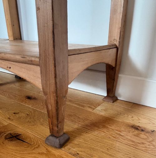 A SET OF EDWARDIAN PINE SHELVES - ADDITIONAL PHOTO 7