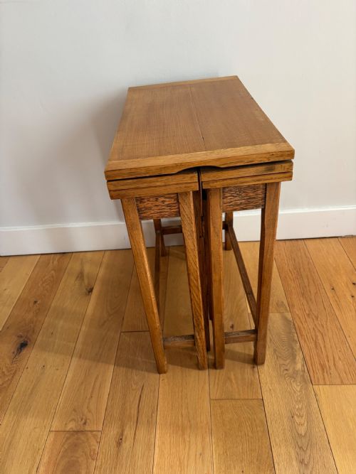 AN OAK METAMORPHIC TABLE BY FRED FOSTER - ADDITIONAL PHOTO 2