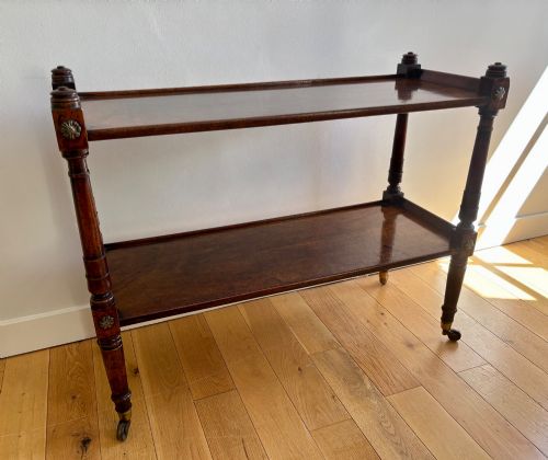 A REGENCY MAHOGANY WHAT NOT