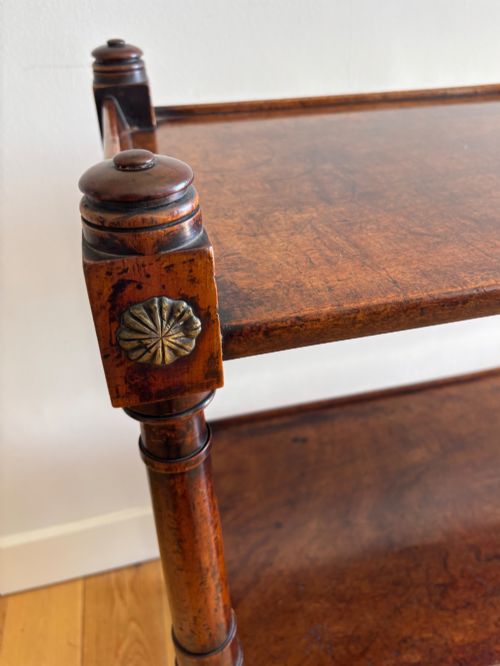 A REGENCY MAHOGANY WHAT NOT - ADDITIONAL PHOTO 1
