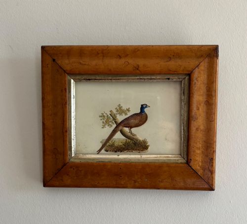 A BASSORILIEVO PICTURE OF A PHEASANT BY SAMUEL DIXON