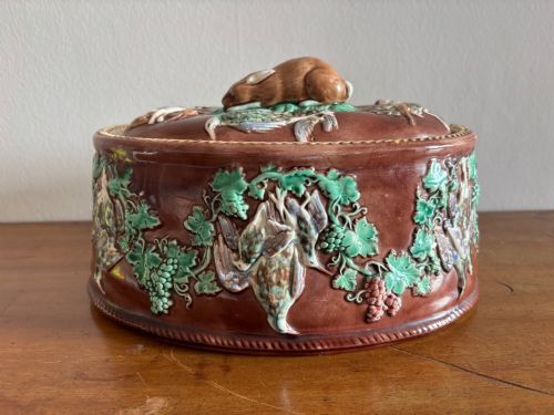 A Victorian Wedgwood Game Pie Dish.