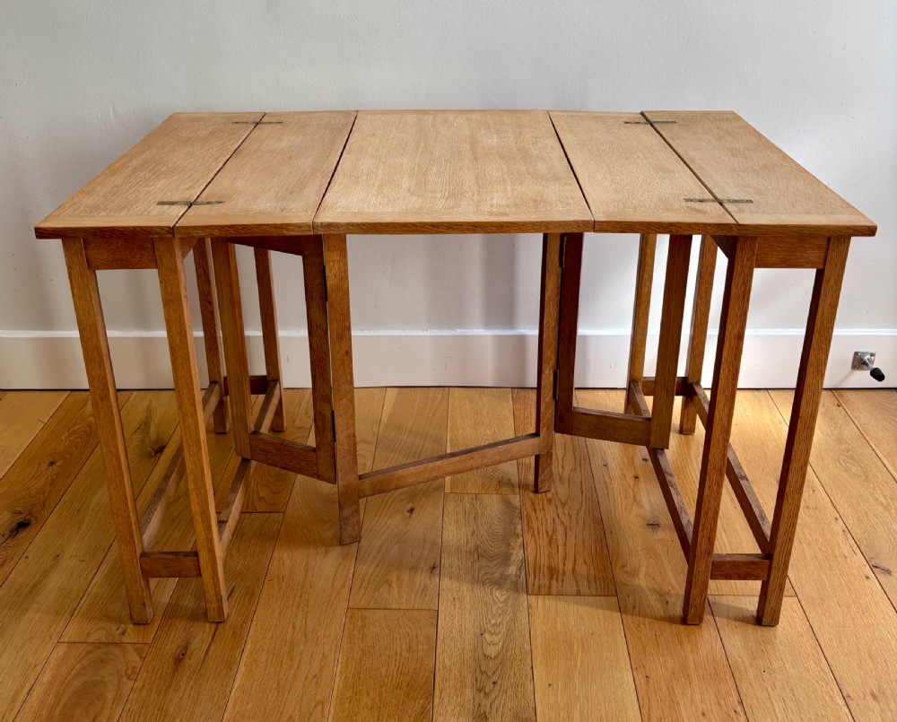 An Oak Metamorphic Table attributed to Fred Foster
