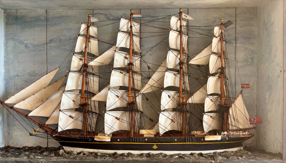 A Victorian Diorama of a Clipper 