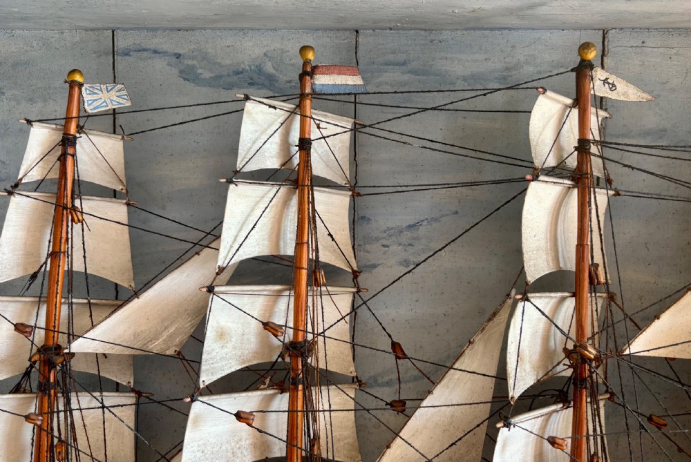 A Victorian Diorama of a Clipper  View II