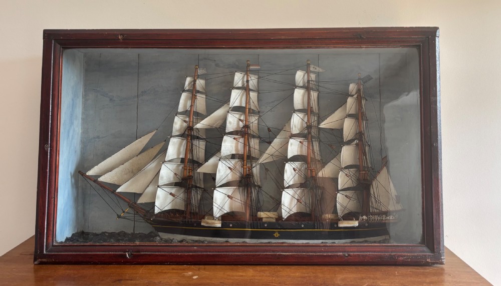 A Victorian Diorama of a Clipper  View VI