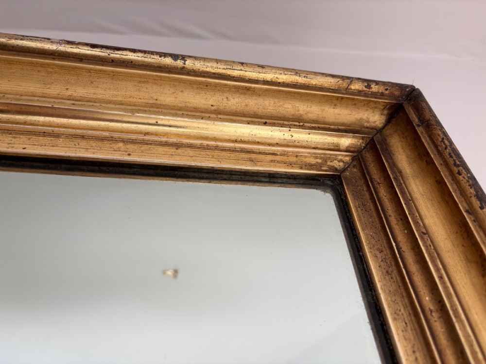 An Edwardian pale gilt mirror View III