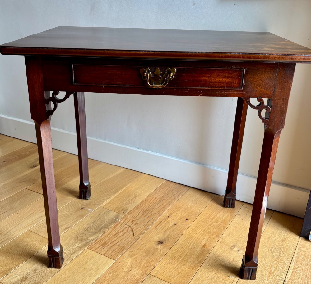 A George II mahogany lowboy
