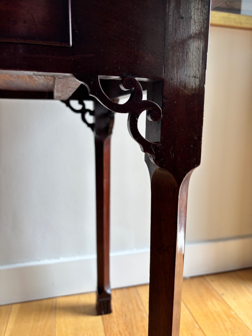 A George II mahogany lowboy View IV