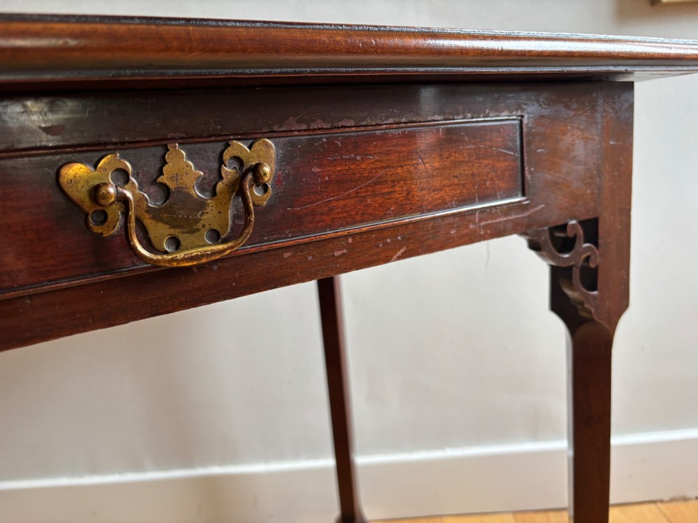 A George II mahogany lowboy View V