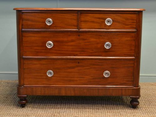 Quality Victorian Mahogany Antique Chest of Drawers.