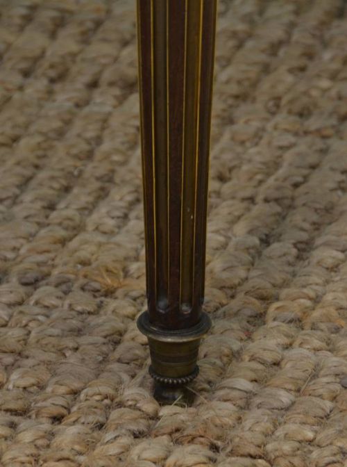 fig 2. Stunning Quality French Walnut & Brass Antique Desk.
