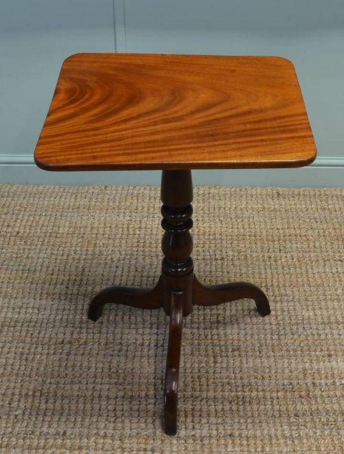 Regency Mahogany Antique Occasional Tripod Table.