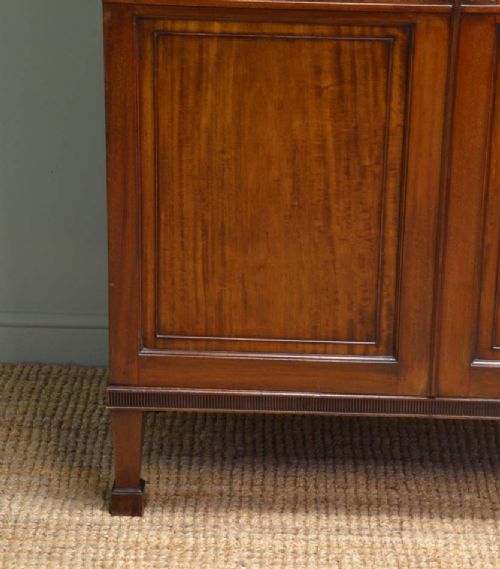 fig 1. Edwardian Mahogany Double Antique Wardrobe 