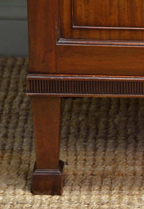 fig 2. Edwardian Mahogany Double Antique Wardrobe 