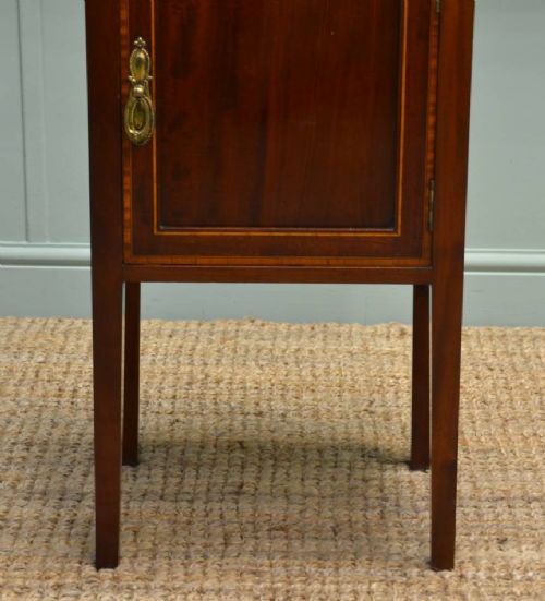 fig 1. Quality Victorian Mahogany Antique Bedside Cabinet