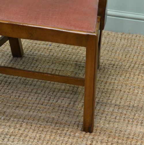 fig 2. Set of Eight Antique Mahogany Chippendale Style Dining Chairs.