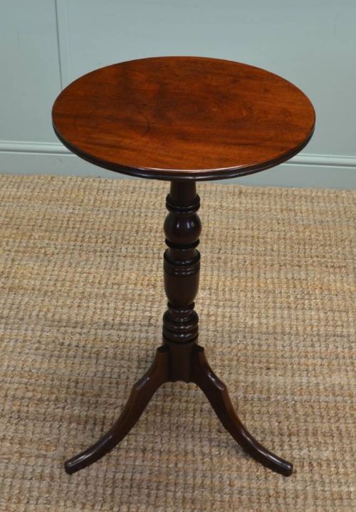 Fine Regency Mahogany Small Antique Occasional / Wine Table