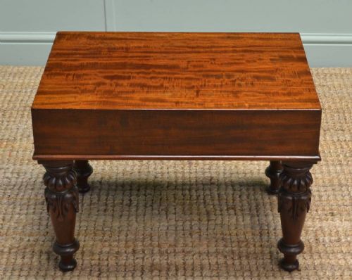 Rare William IV Antique Mahogany Coffee Table.