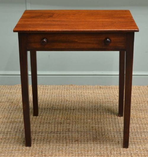 Small Georgian Mahogany Antique Side Table.