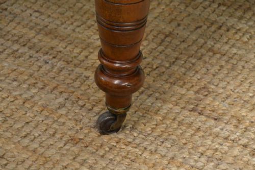 fig 2. Victorian Walnut Extending Antique Dining Table.
