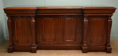 Magnificent & Grand, Quality Mahogany Antique Sideboard.
