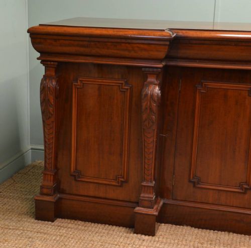 fig 1. Magnificent & Grand, Quality Mahogany Antique Sideboard.