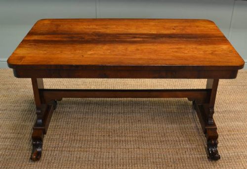 Antique Regency Rosewood Centre Table / Writing Table.