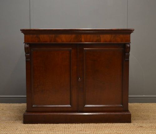 Quality, Regency, Rare, Plum Pudding Mahogany, Antique Cupboard.