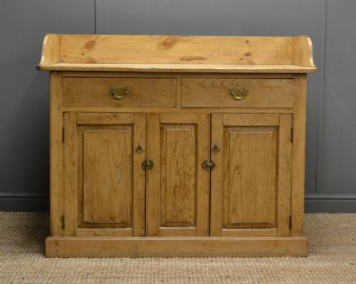 Victorian, Rustic Pine, Antique Kitchen Dresser Base.