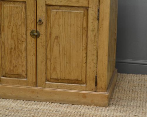 fig 2. Victorian, Rustic Pine, Antique Kitchen Dresser Base.