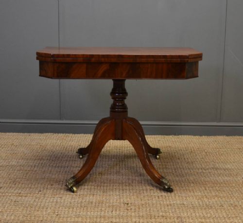 Fine Quality Regency Mahogany Antique Console Table.