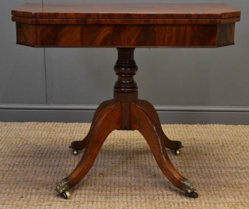 fig 1. Fine Quality Regency Mahogany Antique Console Table.