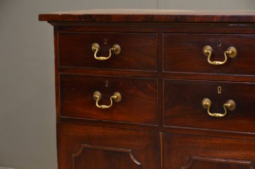 fig 1. Small Georgian Mahogany Antique Cupboard.